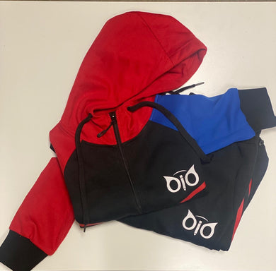 Set Hoodie and Sweatpant OiO (Black,Red& Blue) DR