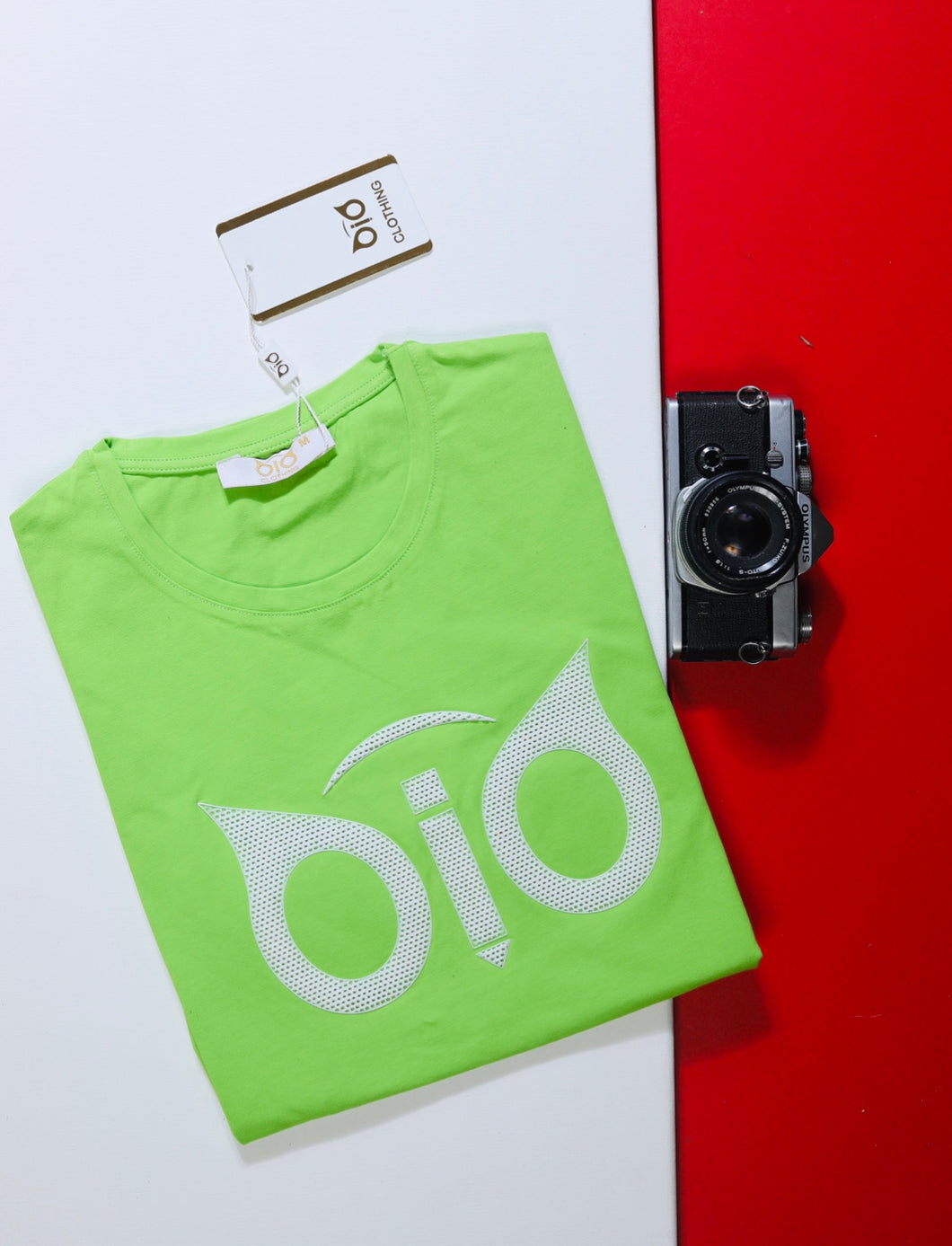 T-Shirt OiO SE Plastic Green & White