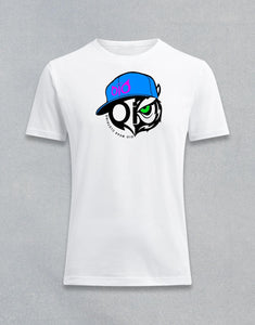 T-Shirt OiO Blue Cap White & Pink