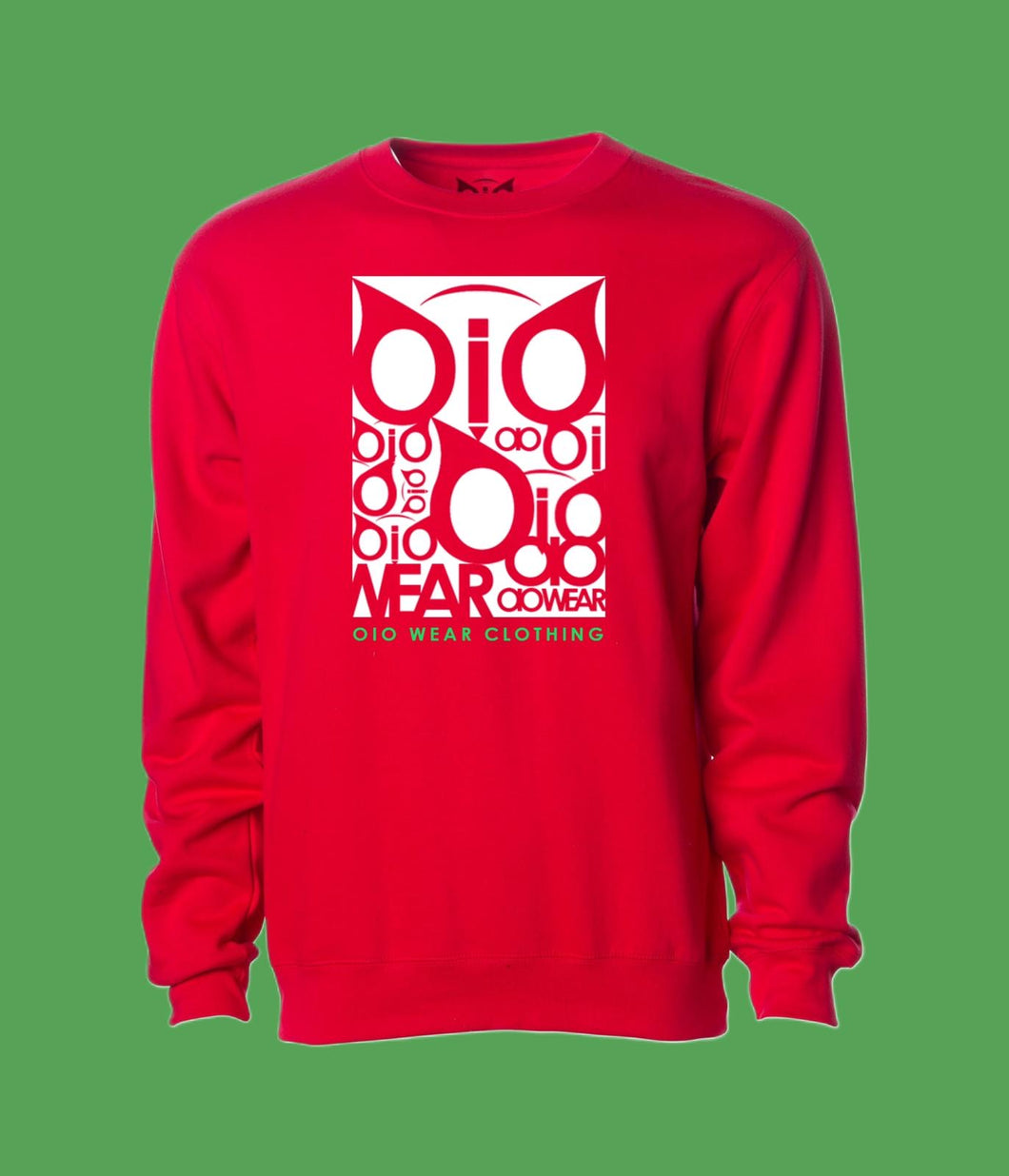 Sweater OiO Red/ White,Green