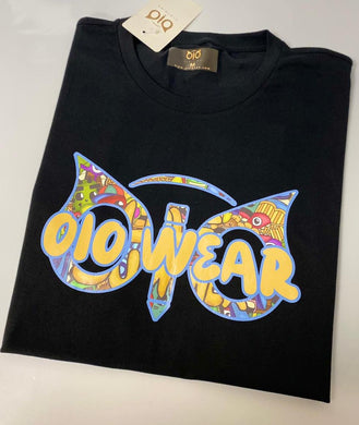 T-Shirt OiO Mural Black & Yellow