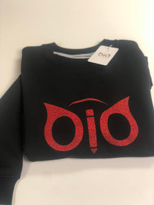 Sweater OiO Glitter Black & Red