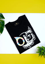 Load image into Gallery viewer, T-Shirt OiO Owl Black