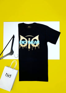 T-Shirt OiO Paint Black & Yellow