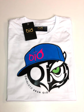 T-Shirt OiO Blue Cap White & Pink